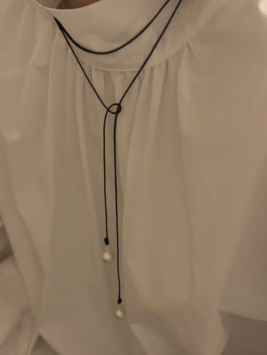 Tie necklace silver925