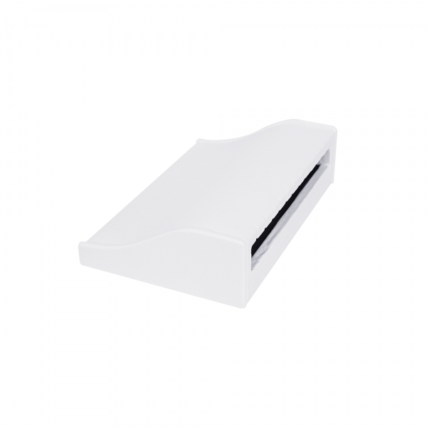인조가죽 S형 목걸이 진열대 화이트 소 18x12x5