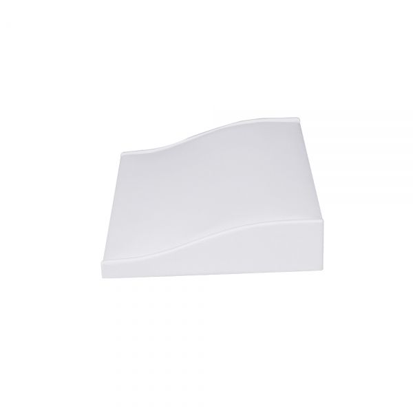 인조가죽 S형 목걸이 진열대 화이트 중 25x20x5cm