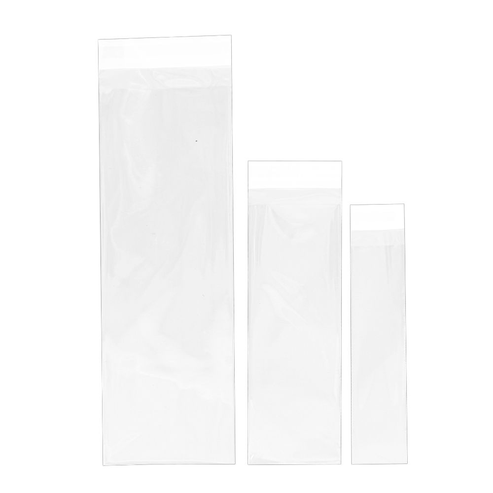 OPP 투명(긴것) 접착 비닐봉투 10x25+4cm 200장