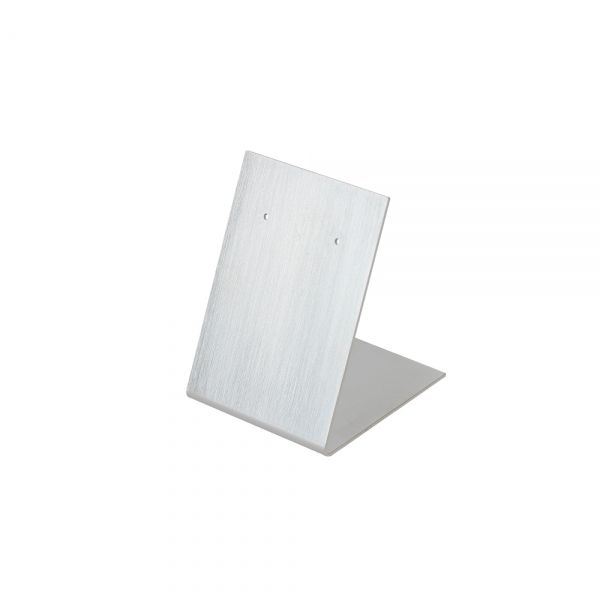 금속 L형 심플 사각 귀걸이 진열대 실버 5x5x6cm