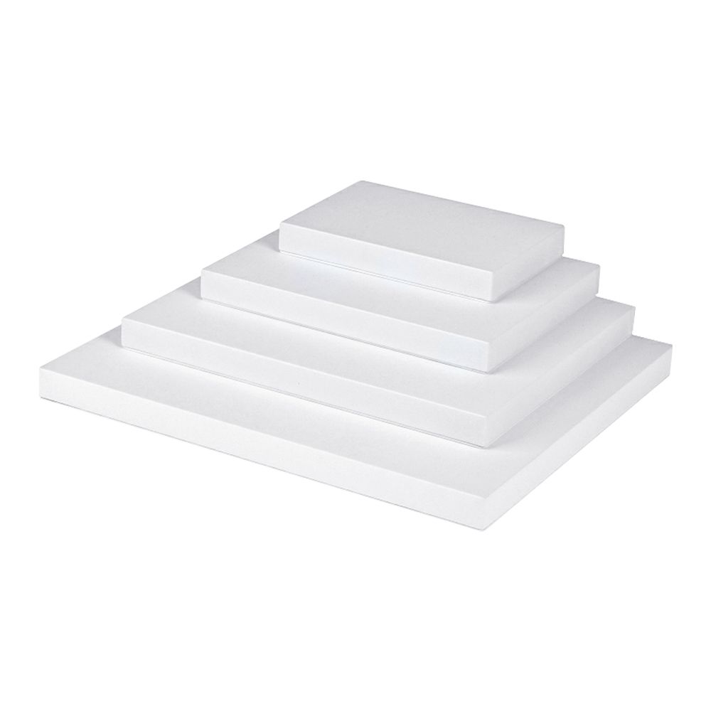 인조가죽 목침 다용도 진열대 화이트 특대 30x25x2cm