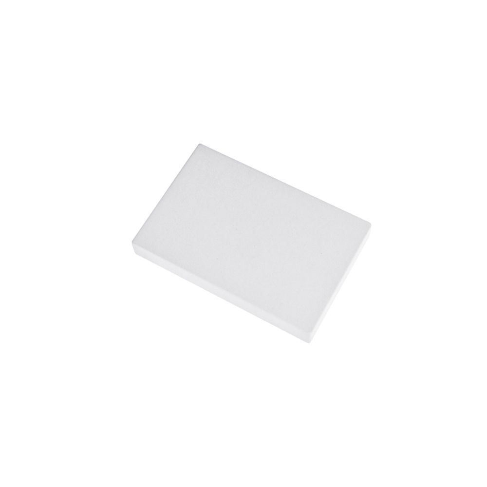 인조가죽 목침 다용도 진열대 화이트 소 15x10x2cm