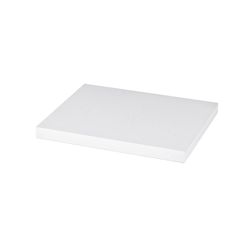 인조가죽 목침 다용도 진열대 화이트 대 25x20x2cm
