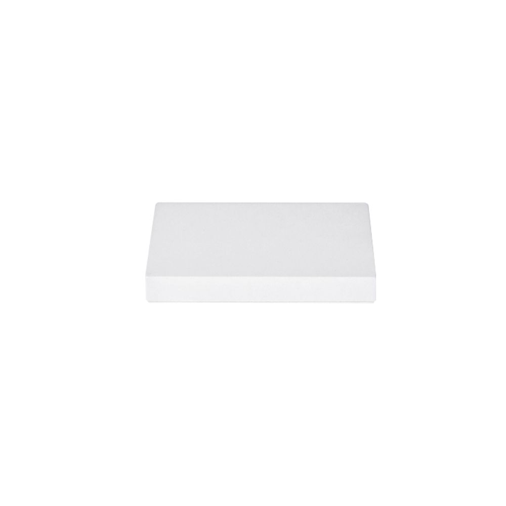인조가죽 목침 다용도 진열대 화이트 소 15x10x2cm