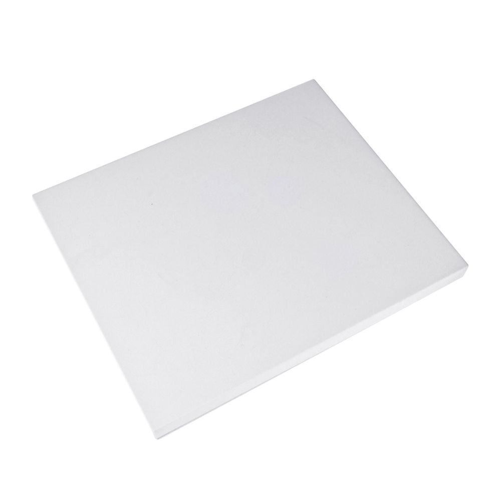 인조가죽 목침 다용도 진열대 화이트 특대 30x25x2cm