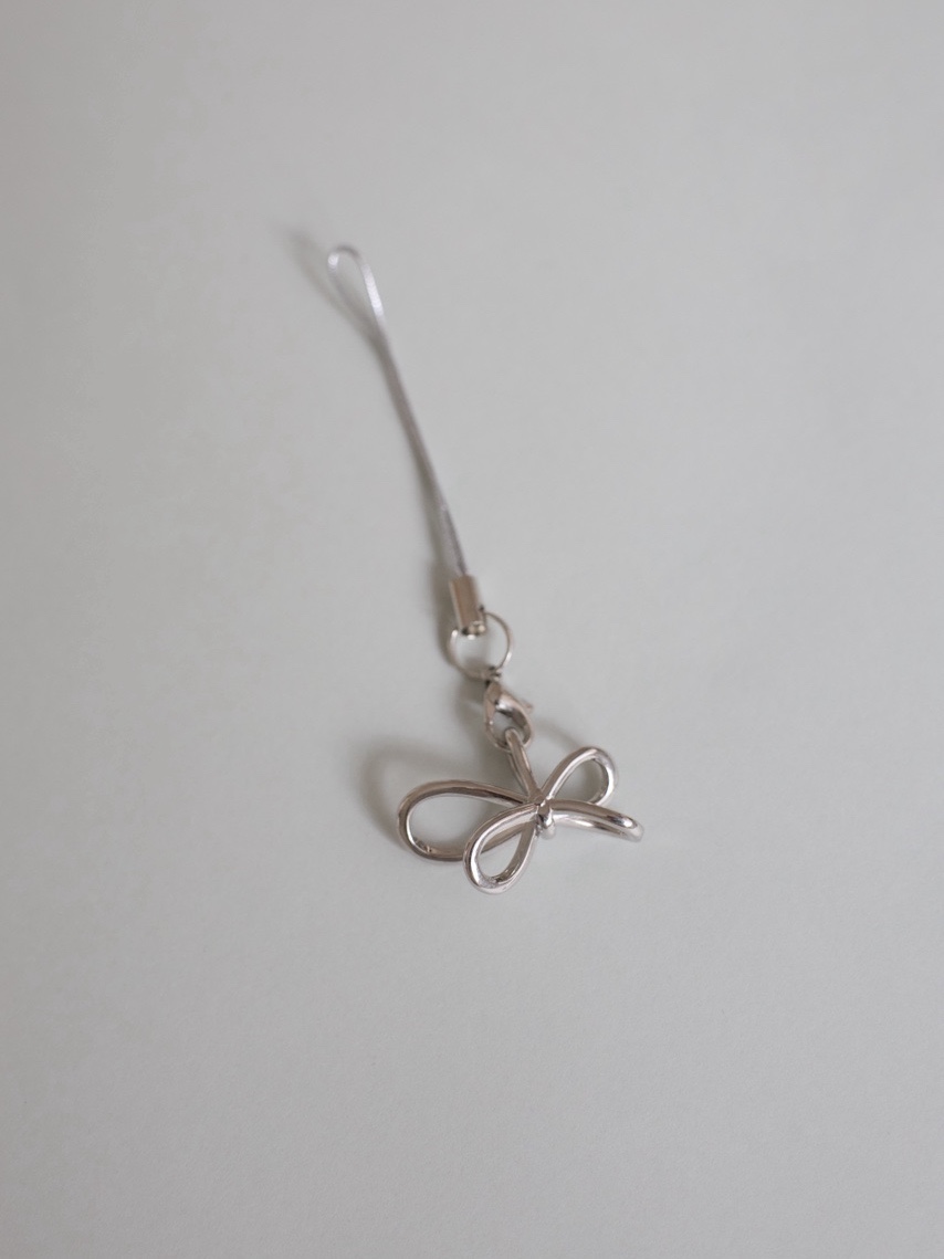 Ribbon tie keyring
