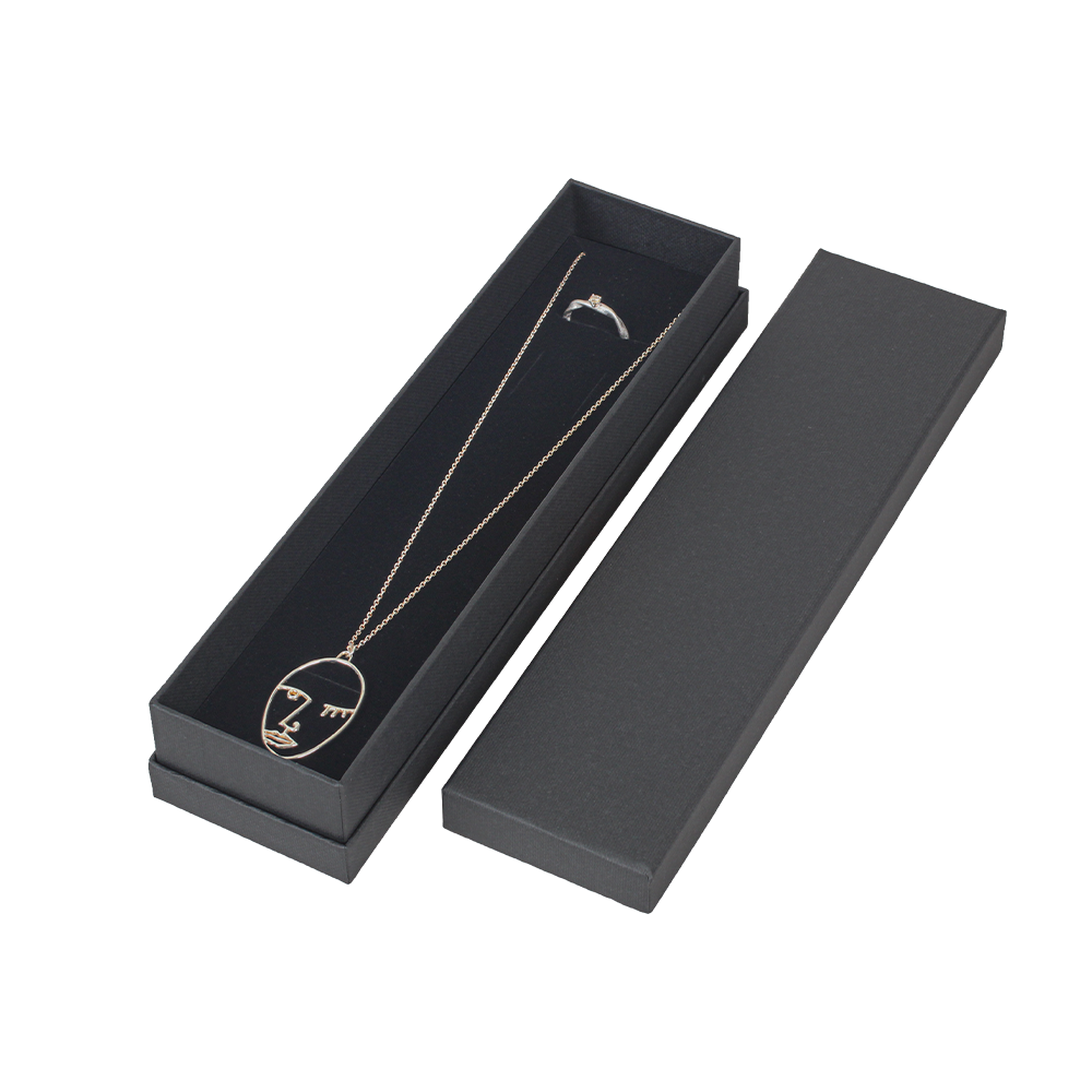 고급 투톤 주얼리 케이스 액세서리 포장 선물 상자 블랙 비드 26x6x4cm 10개