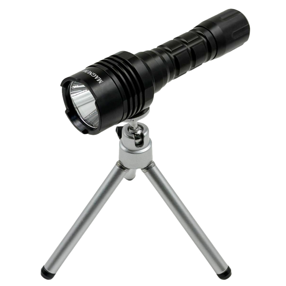 L3 LED 집중광 LED 손전등 사냥용 써치라이트 1/4 휴대용 원터치 랜턴 후레쉬
