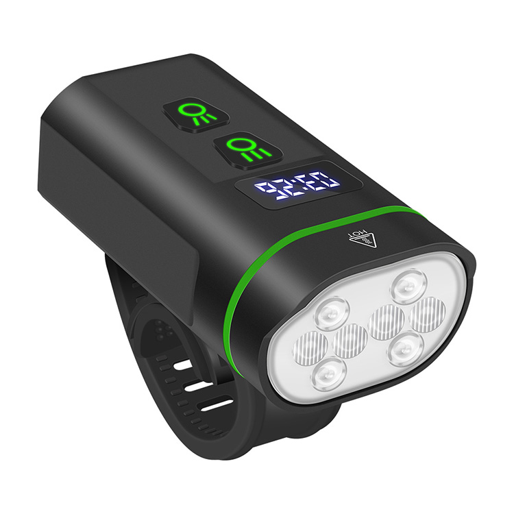 달구 LED 자전거 충전식 C타입 USB 전기 써치 라이트 후레쉬 야간라이딩 전조등