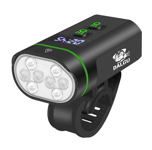 달구 LED 자전거 충전식 C타입 USB 전기 써치 라이트 후레쉬 야간라이딩 전조등