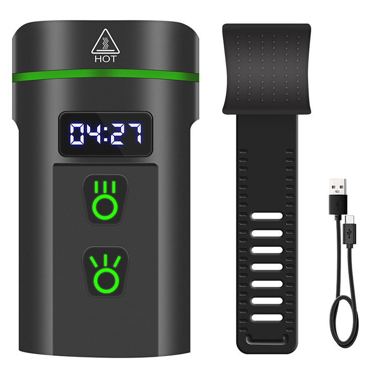 달구 LED 자전거 충전식 C타입 USB 전기 써치 라이트 후레쉬 야간라이딩 전조등