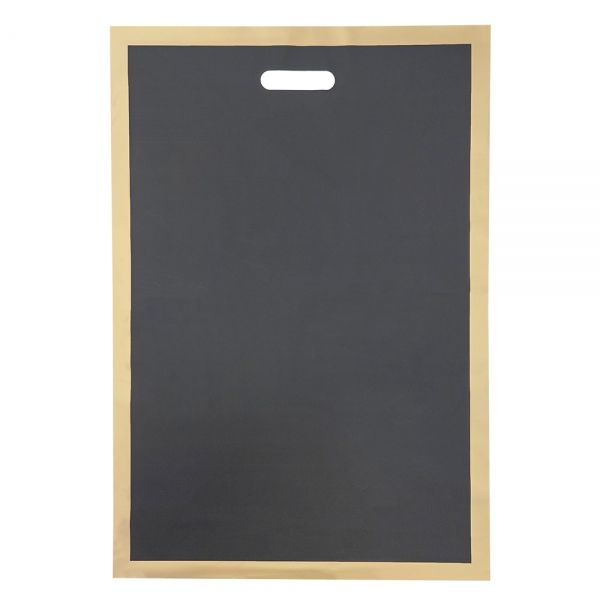 골드라인 평판 비닐봉투 쇼핑백 블랙 40x60cm 50장
