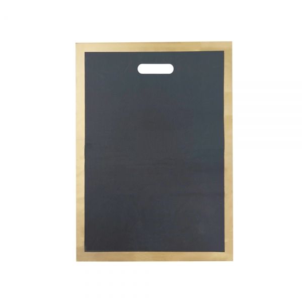 골드라인 평판 비닐봉투 쇼핑백 블랙 34x45cm 50장
