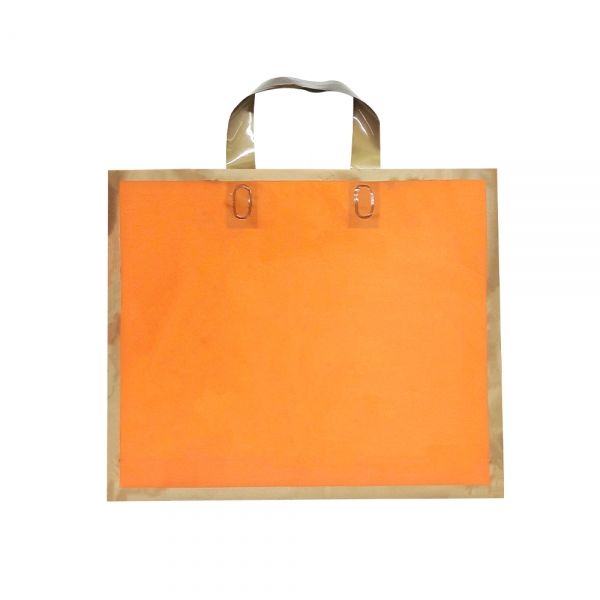 골드라인 손잡이끈 비닐봉투 쇼핑백 오렌지 34.5x7x29cm 50장