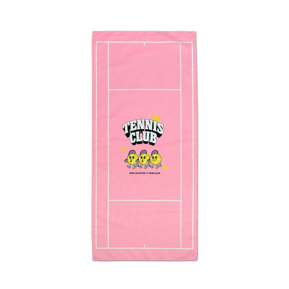 [테니스 클럽] 코트 핑크 데일리 스포츠타올