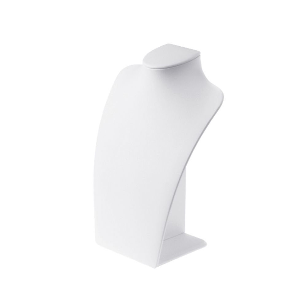 인조가죽 특 목걸이 진열대 화이트 소 20x11.5x28cm