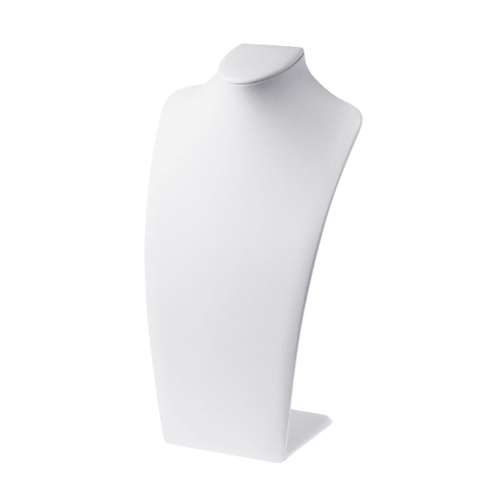 인조가죽 특 목걸이 진열대 화이트 중 20x11.5x35cm