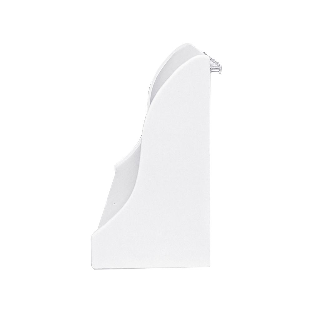 인조가죽 S형 스탠드 목걸이 진열대 화이트 30x11.5x20.5cm