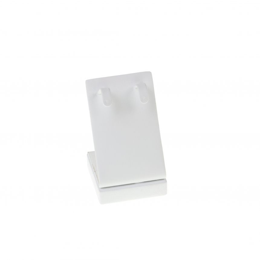 인조가죽 마우스 귀걸이 진열대 화이트 소 4x4x6.5cm