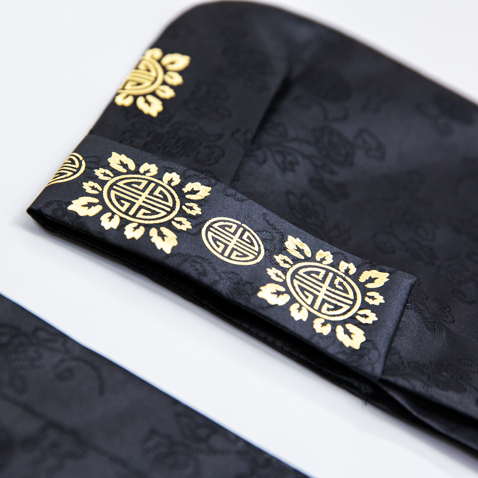 리모 남아 한복 고급 복건 검정 전통 금박 모자 장식 악세사리