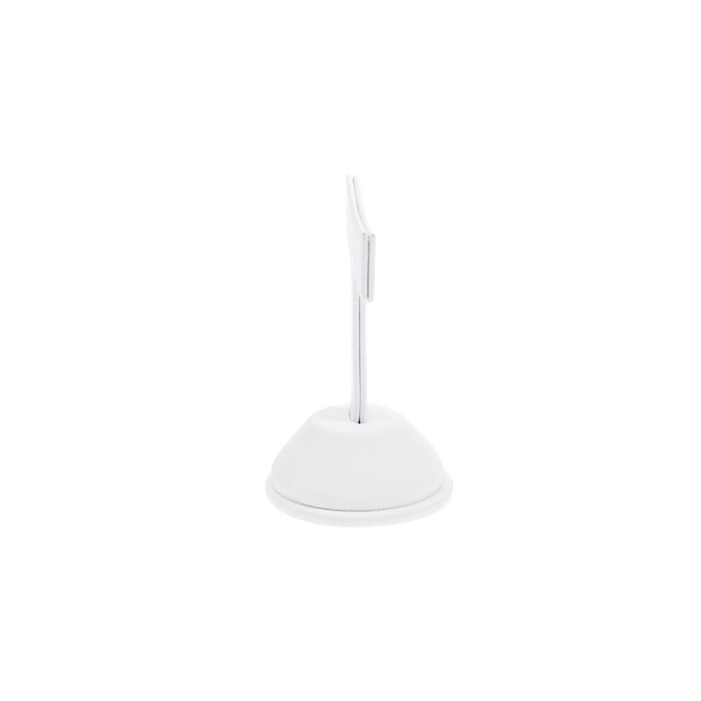 인조가죽 T자 T형 귀걸이 진열대 화이트 소 5x4.5x8cm