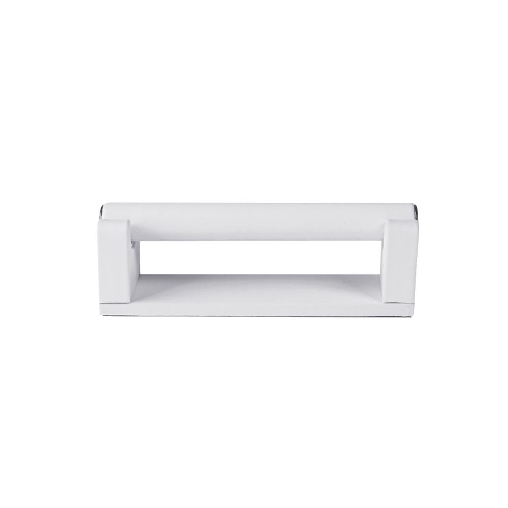 인조가죽 분리형 반지 진열대 화이트 13x4x4.5cm