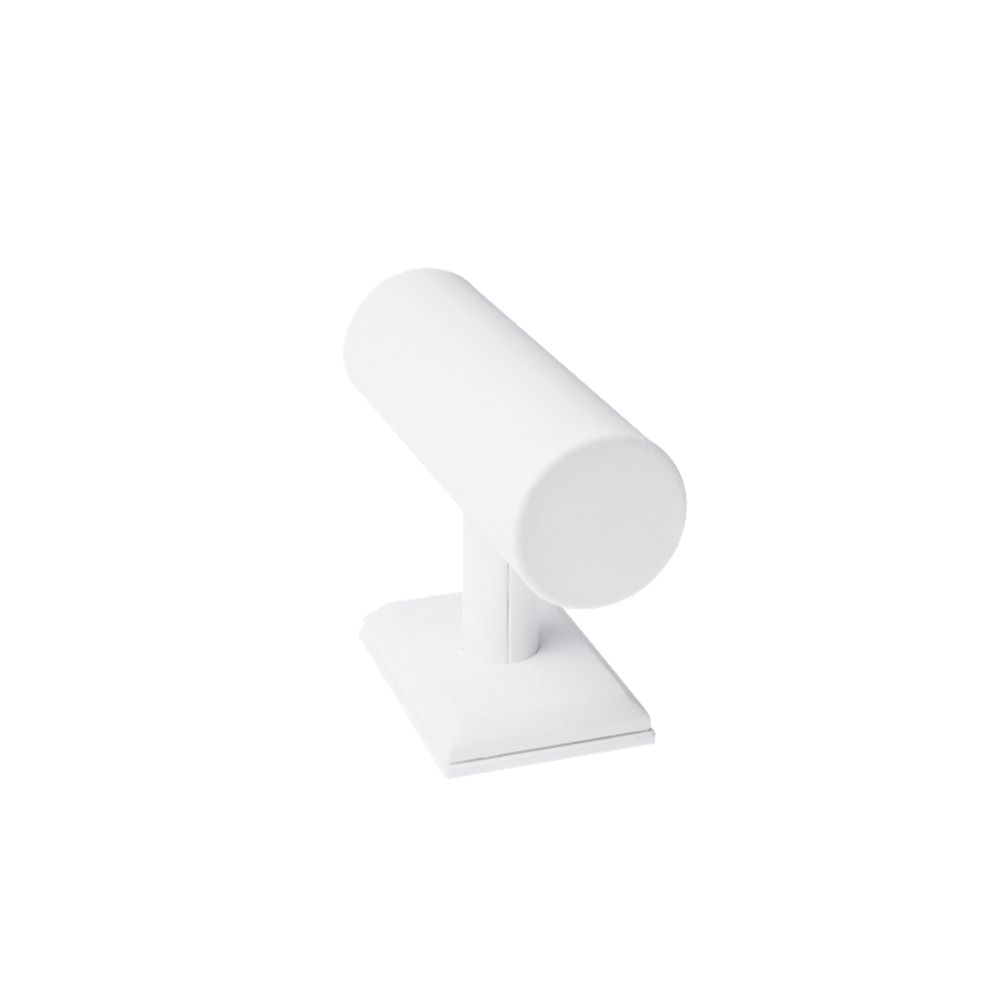 인조가죽 T자 팔찌 진열대 화이트 소 15x6.5x11cm