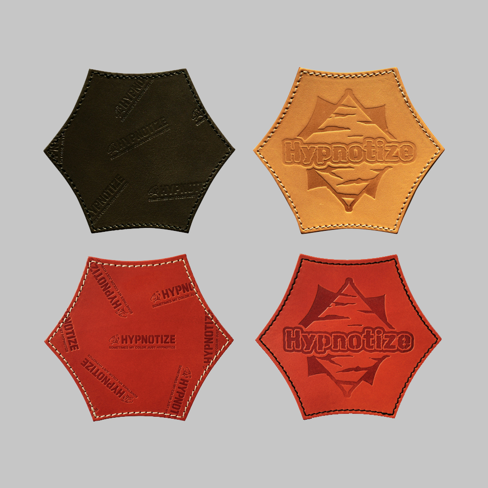 HYPNOTIZE ITALY VEGETABLE LEATHER COASTER 코스터