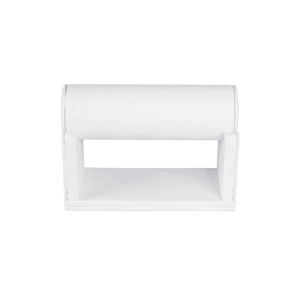 인조가죽 분리형 팔찌 진열대 화이트 15x7x10.5cm