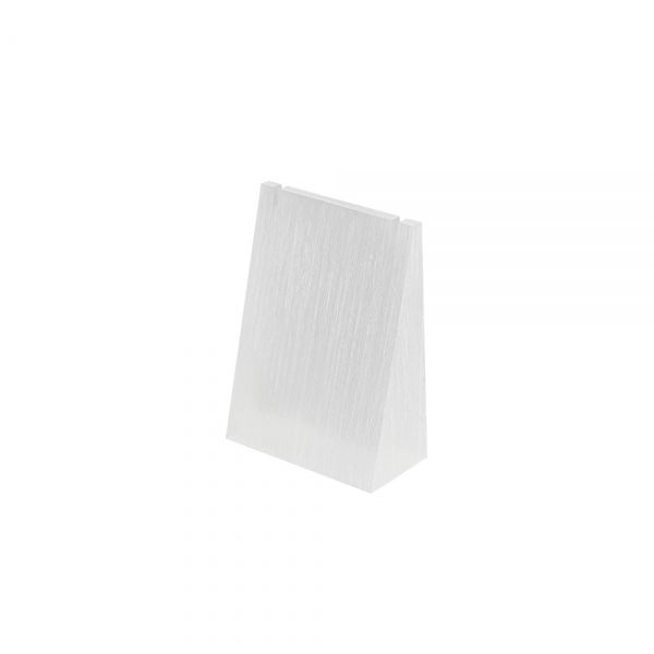 고급 아크릴 경사 목걸이 진열대 반투명 소 6x3x8cm