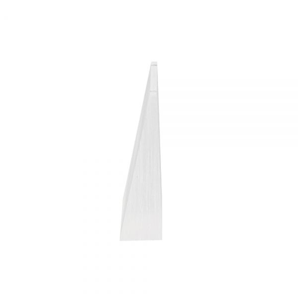 고급 아크릴 경사 목걸이 진열대 반투명 중 6x3x10cm