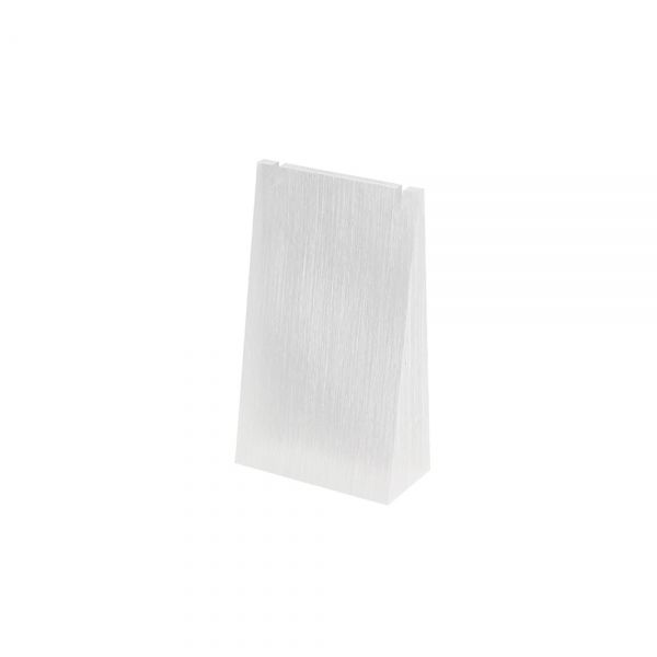 고급 아크릴 경사 목걸이 진열대 반투명 중 6x3x10cm