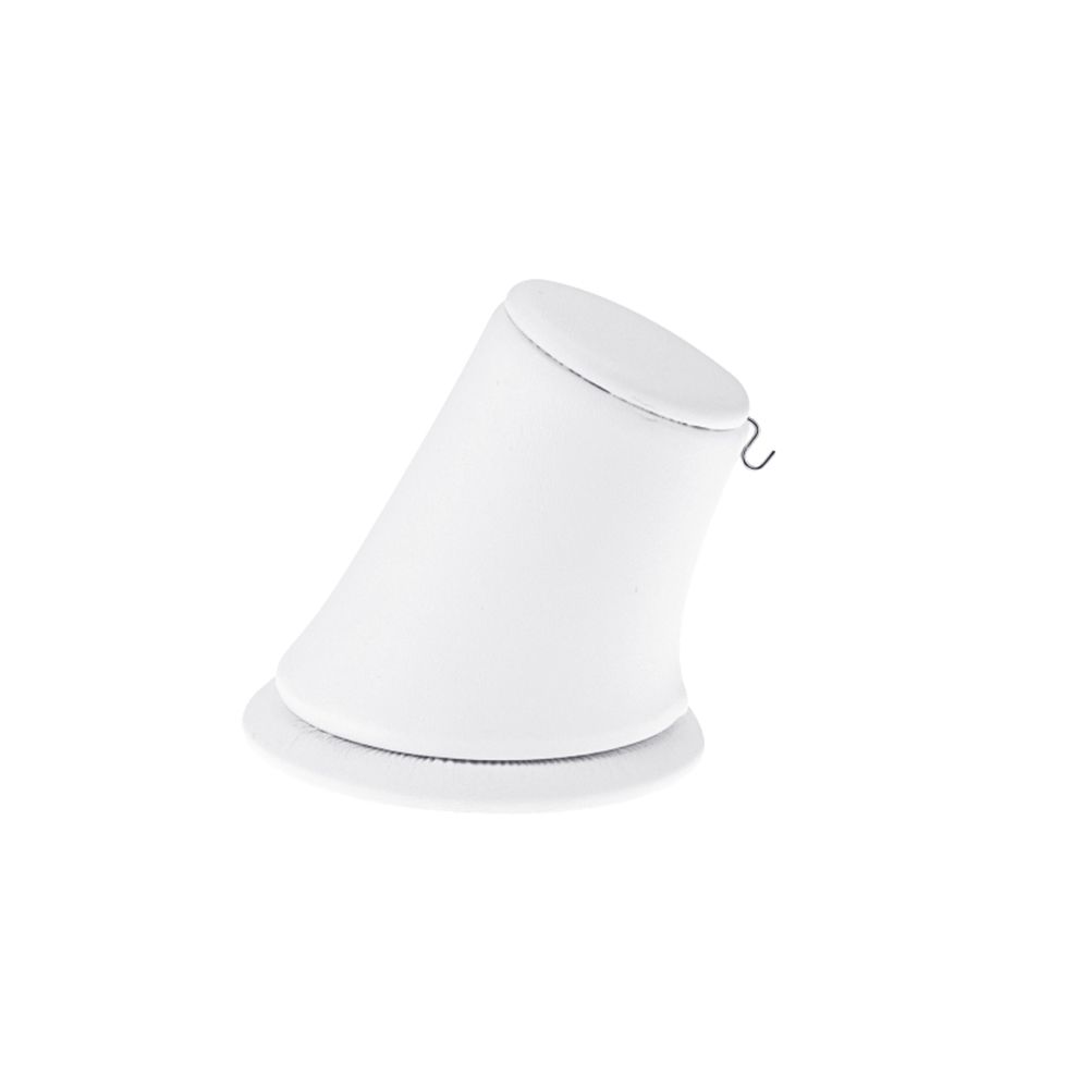 인조가죽 종형 팔찌 진열대 화이트 8x8x9cm