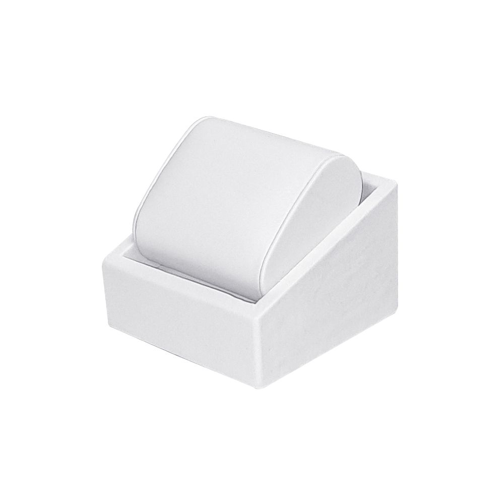 인조가죽 사각 쿠션 시계 팔찌 진열대 화이트 9X9X7cm