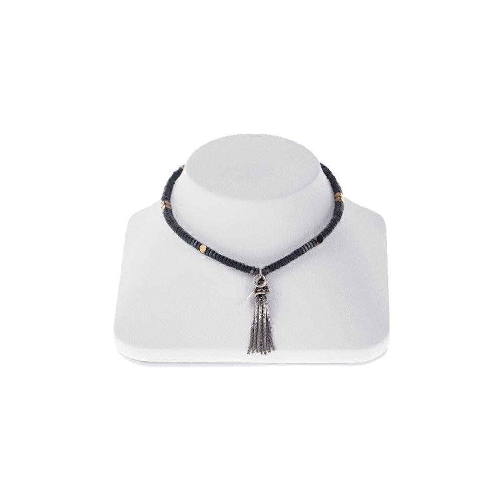 인조가죽 피라미드 팔찌 진열대 화이트 8x8x5cm