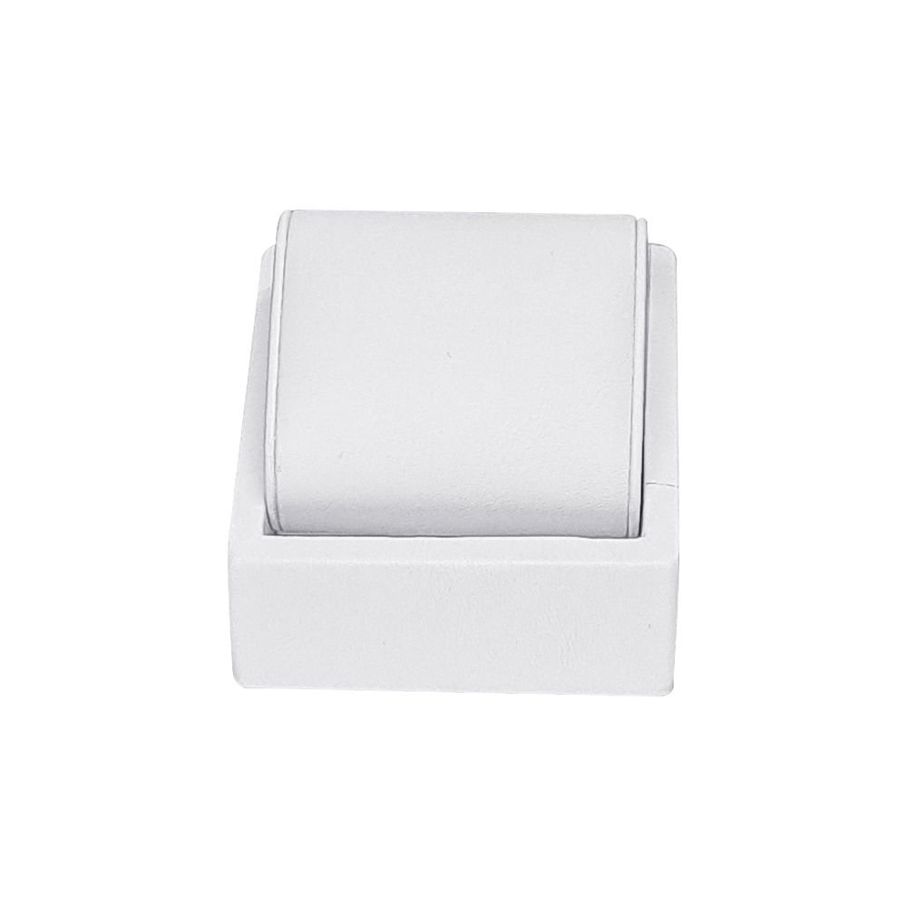 인조가죽 사각 쿠션 시계 팔찌 진열대 화이트 9X9X7cm
