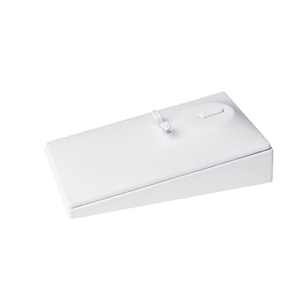 인조가죽 사각 세트 진열대 화이트 대 10x15x4cm