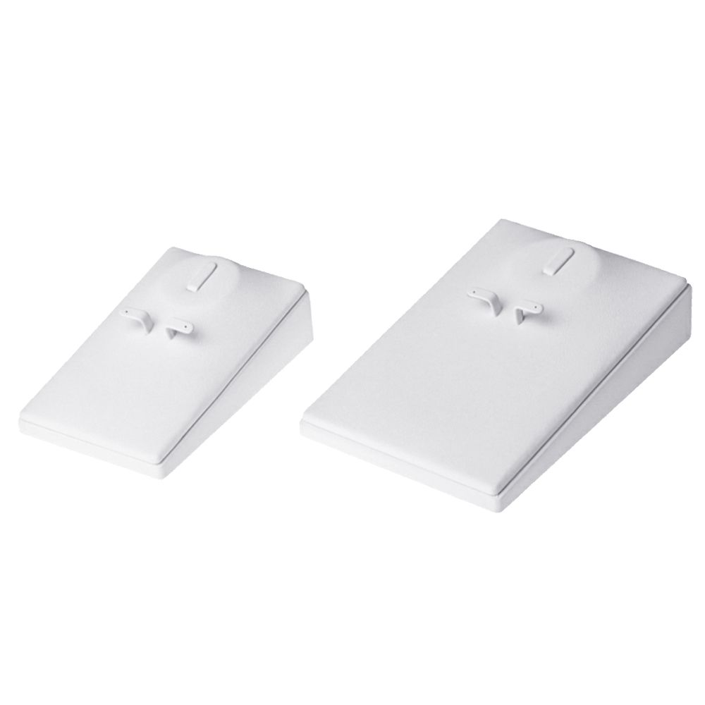 인조가죽 사각 세트 진열대 화이트 대 10x15x4cm