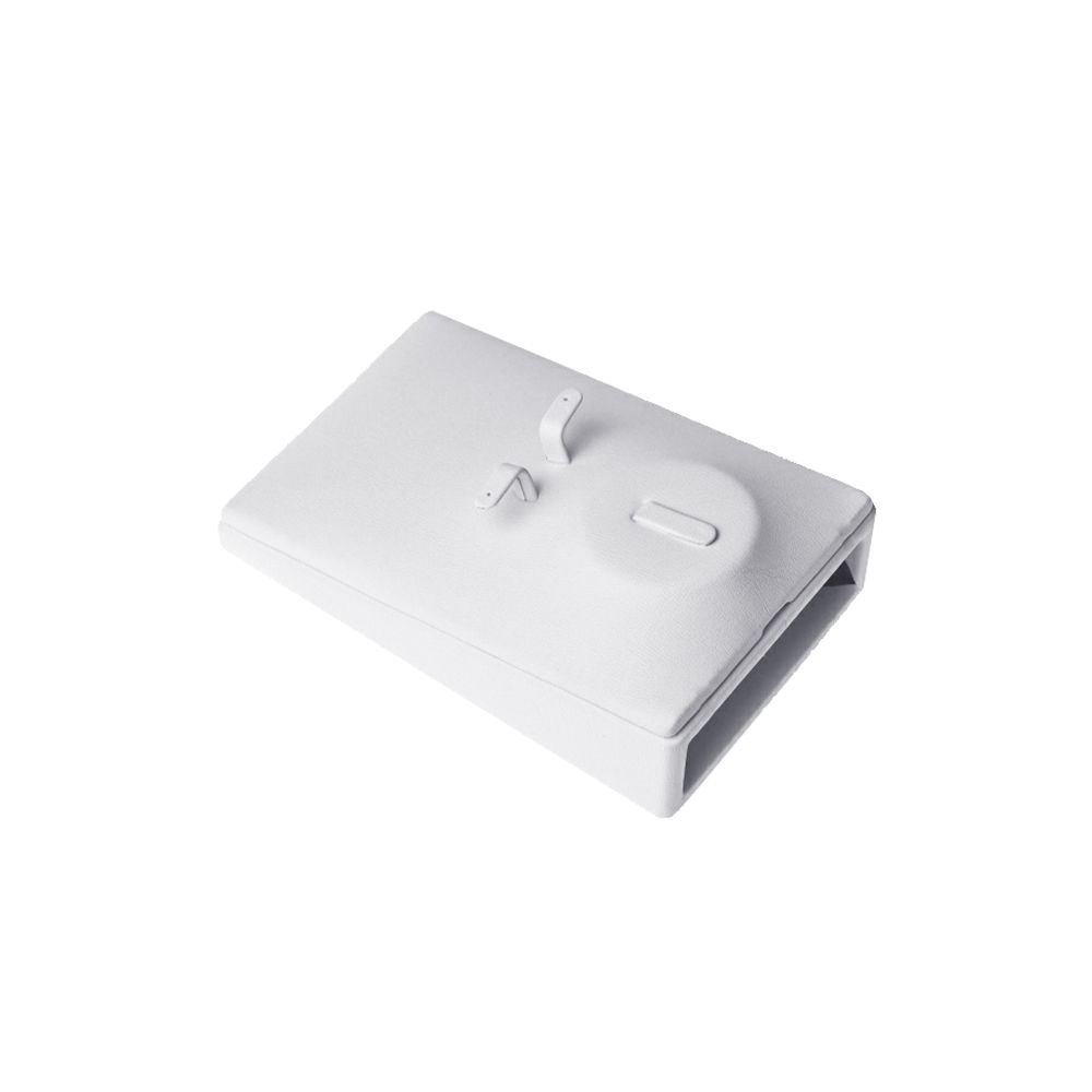인조가죽 사각 세트 진열대 화이트 소 7.5x11.5x4cm