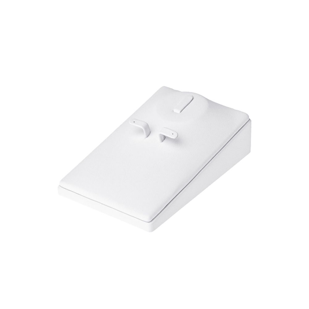 인조가죽 사각 세트 진열대 화이트 소 7.5x11.5x4cm