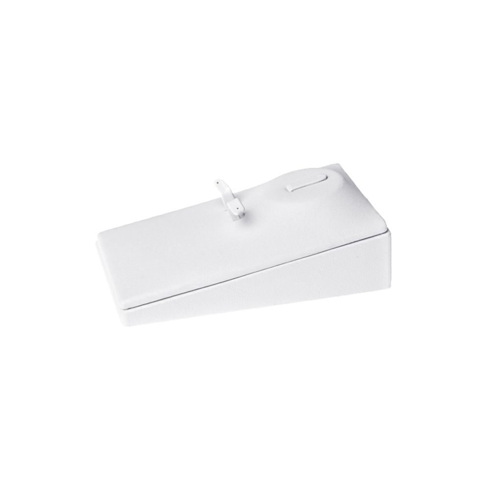 인조가죽 사각 세트 진열대 화이트 소 7.5x11.5x4cm