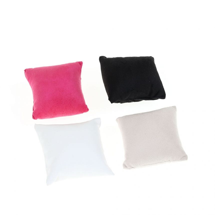 인조가죽 쿠션 다용도 진열대 화이트 9x9x5cm