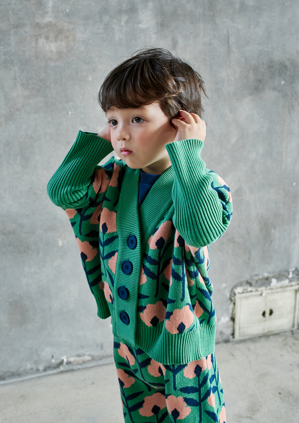 CT FLOWER WIDE CARDIGAN