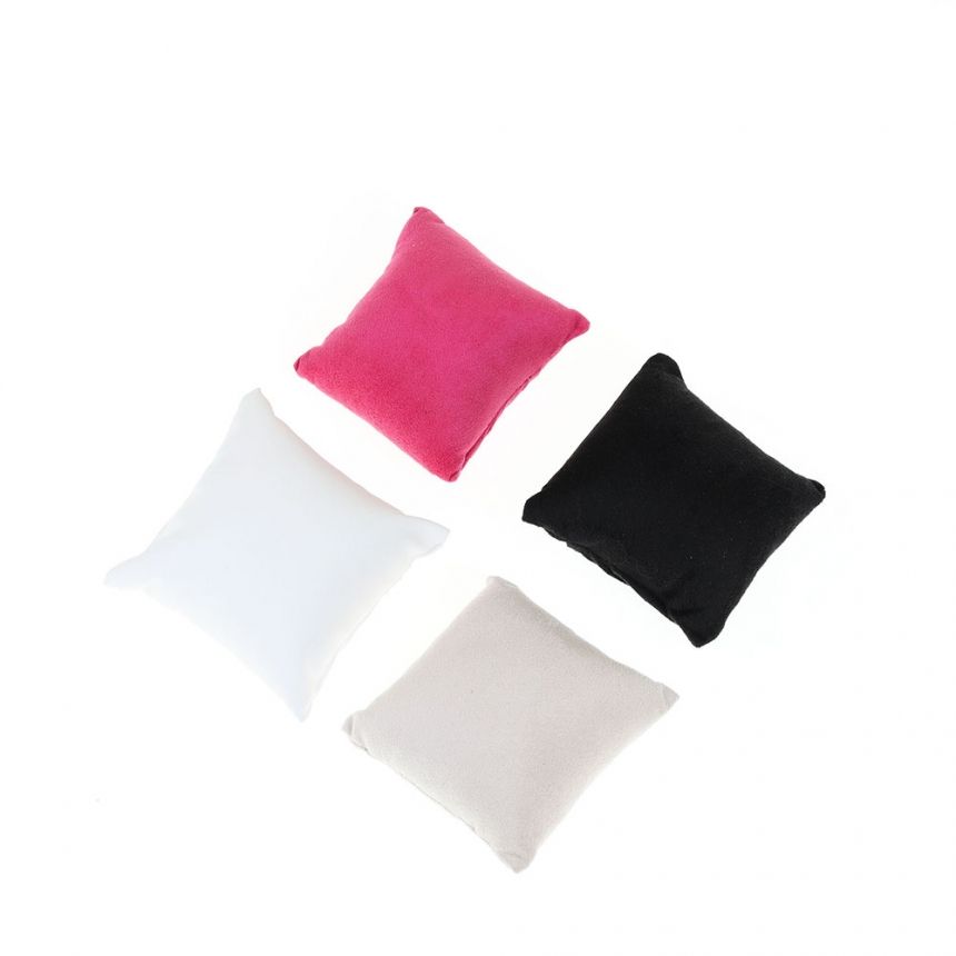인조가죽 쿠션 다용도 진열대 화이트 9x9x5cm