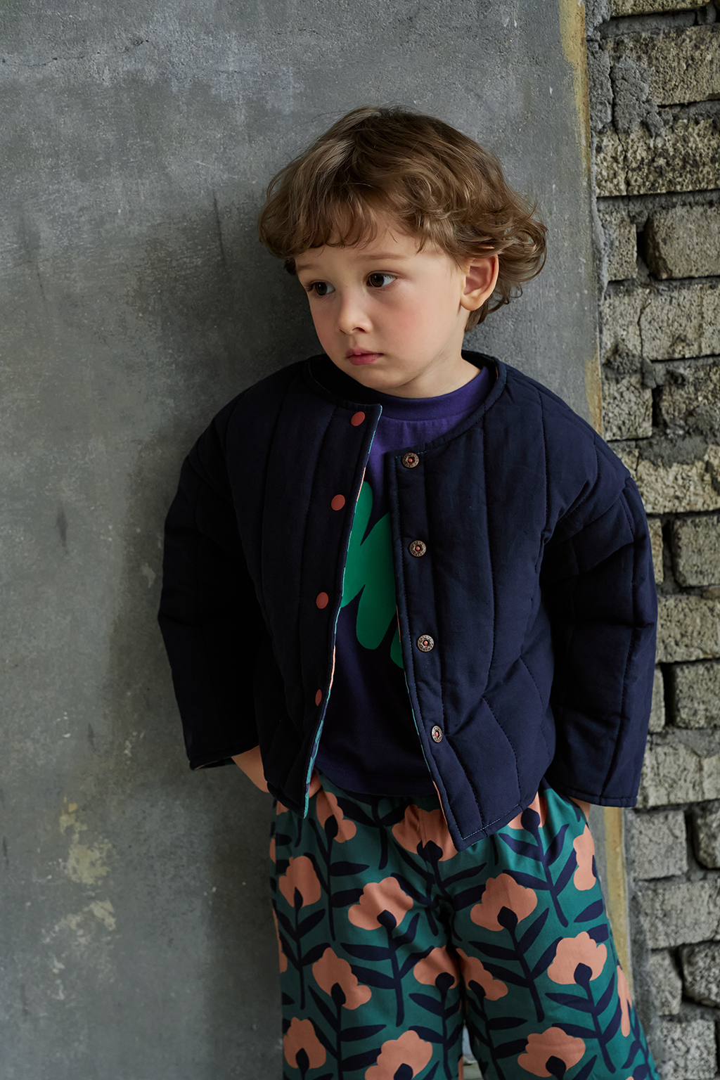 WALLFLOWER PADDED REVERSIBLE JACKET