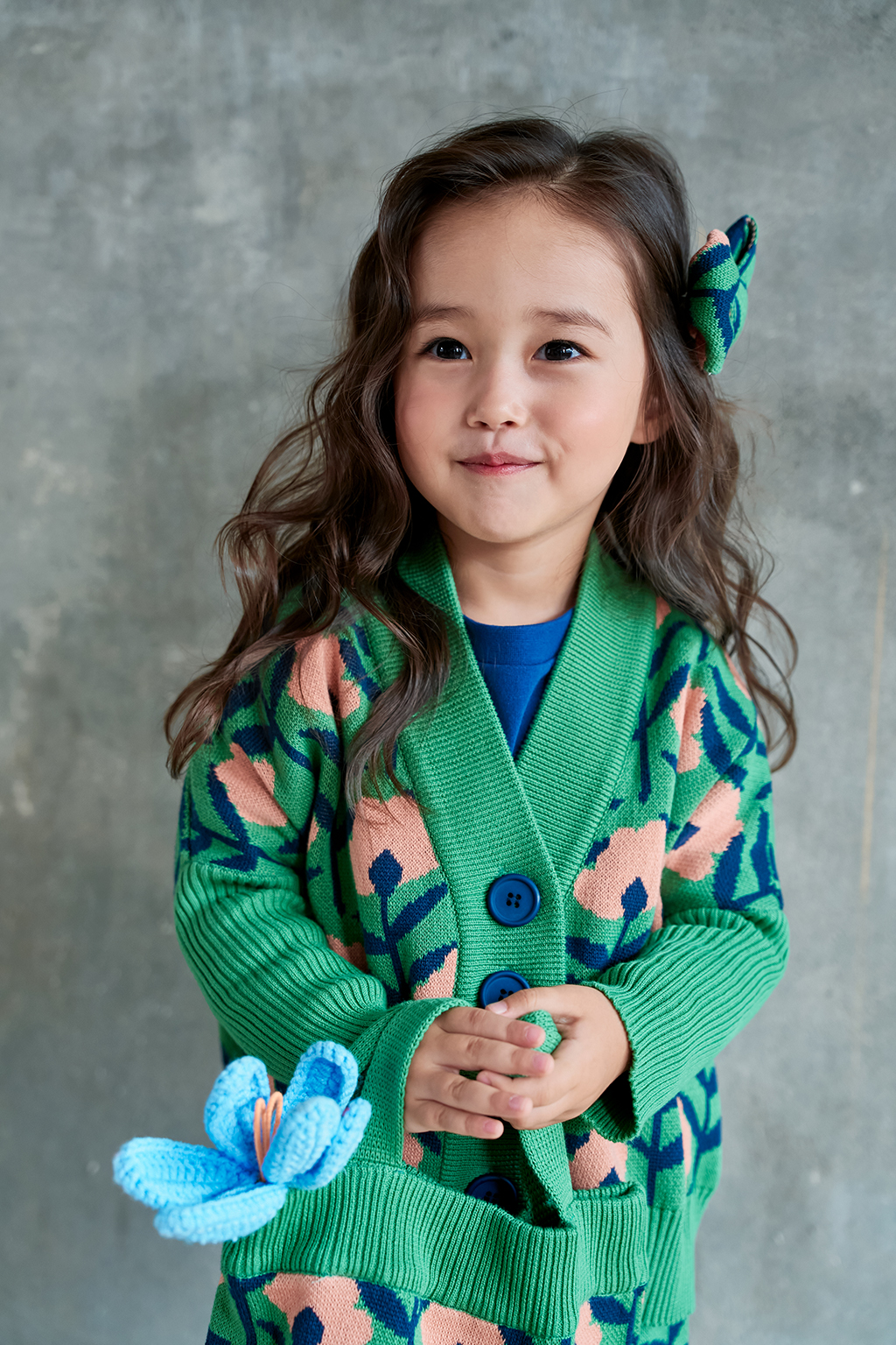 CT FLOWER WIDE CARDIGAN