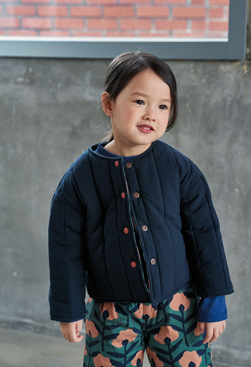 WALLFLOWER PADDED REVERSIBLE JACKET