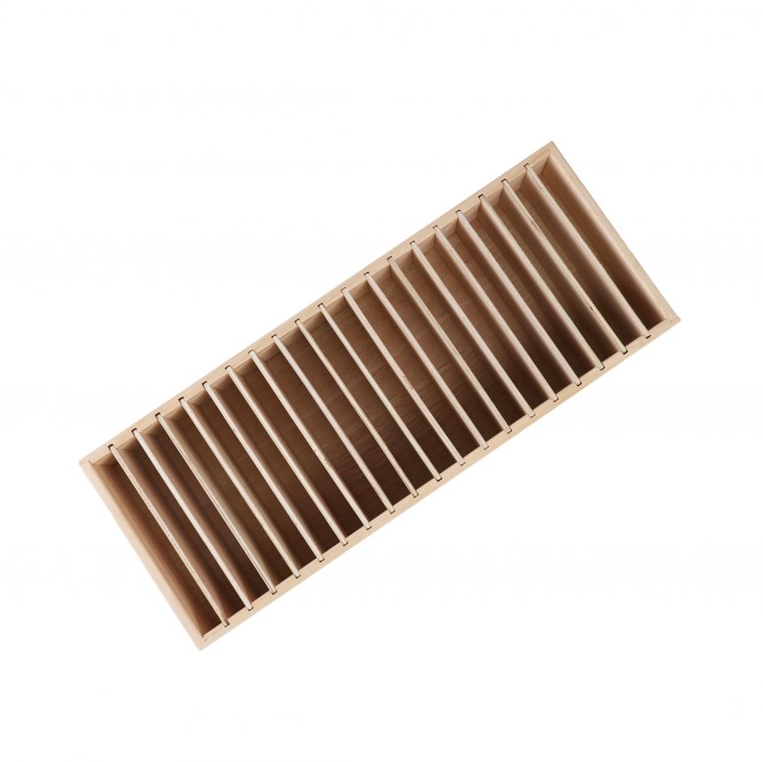 원목 다용도 칸조절 헤어밴드 진열대 15x38x5