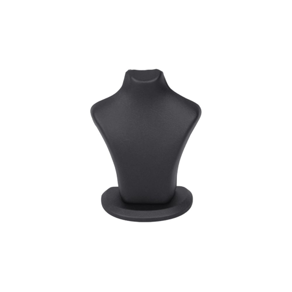 인조가죽 스탠드 목걸이 진열대 블랙 소소 11x5.5x14.5cm